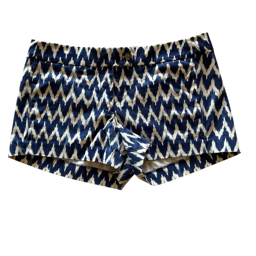 *J. Crew Blue and White Shorts Size 6